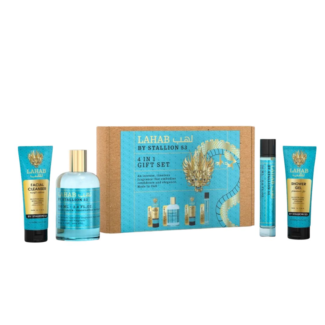 GIFT SET 4 IN 1 LAHAB BY STALLION 53