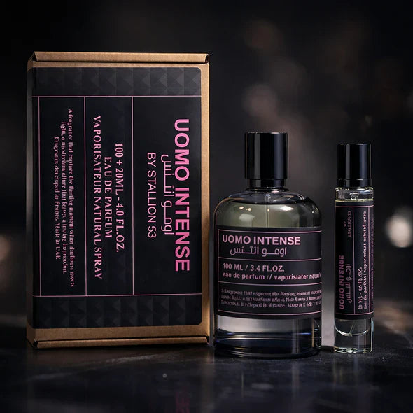 UOMO INTENSE BY STALLION 53 MEN EDP - 100MI + 20Ml By Emper