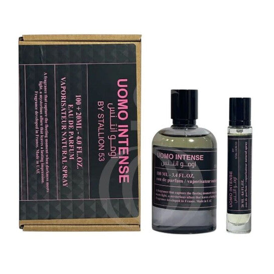 UOMO INTENSE BY STALLION 53 MEN EDP - 100MI + 20Ml By Emper
