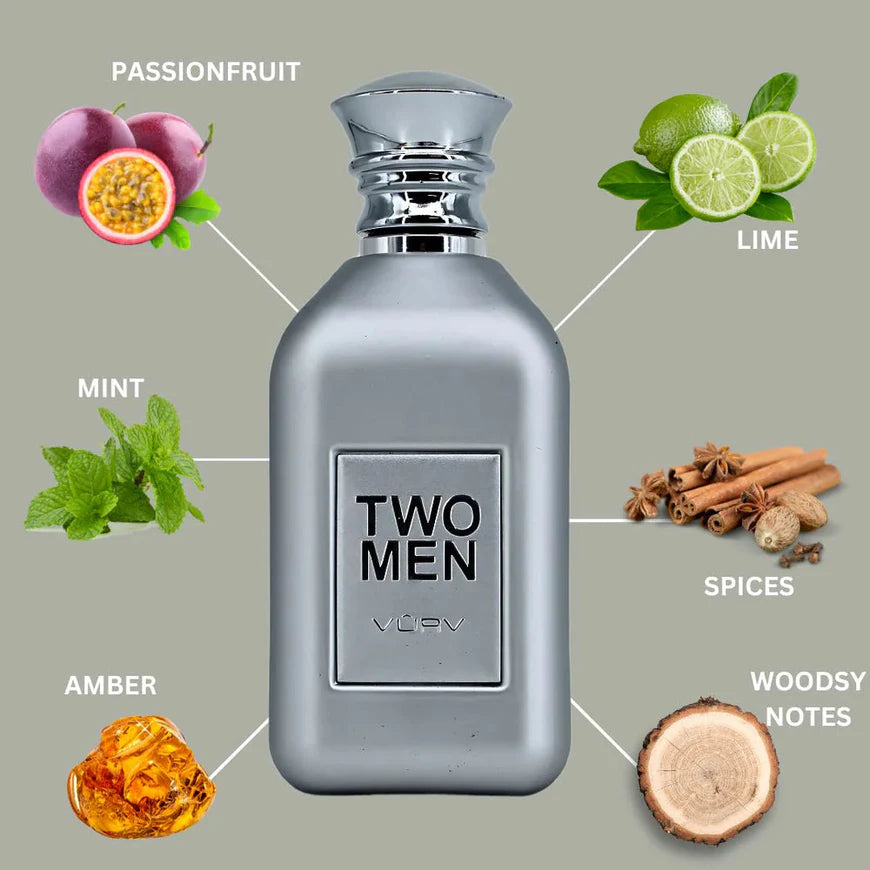 TWO MEN EDP - 100ML (3.4oz) By VÜRV
